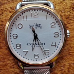 Women's Delancey Coach mesh bracelet watch